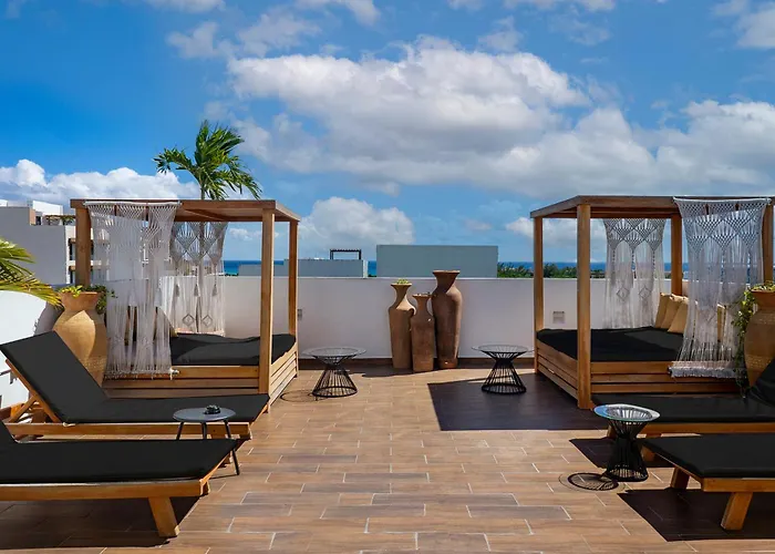 Terrasse Hotel Playa Del Carmen